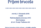 Prijem brucoša - 1. listopada 2019. u 11:30 h, dv. 117